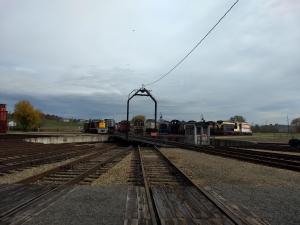 Turntable Used to Turn Locomotives